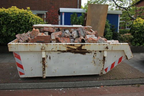 Family receiving compassionate help for house clearance in Roehampton