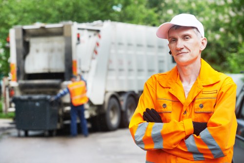 Professionals assisting with house clearance in North Finchley