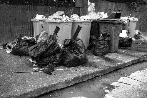 Professional probate clearance team handling household items in Shacklewell