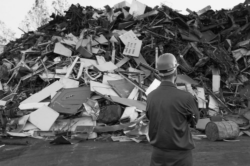 Professional team clearing a house in Hackney Wick