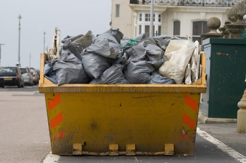 Professionals conducting house clearance in Crouch End