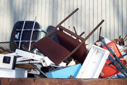 Probate house clearance team working in a New Barnet home