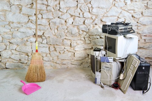 Final cleanup in a cleared home in New Eltham