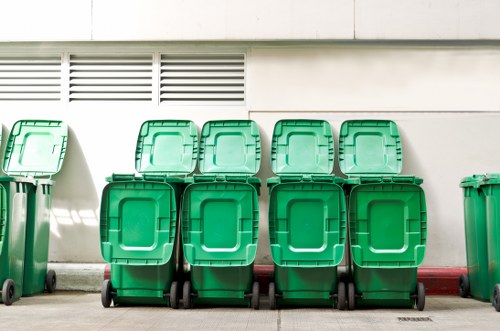 Professional clearing items in a Hounslow home