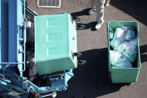 Clearance team disposing items responsibly in Elm Park