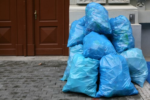 Family clearing out a house in Camberwell