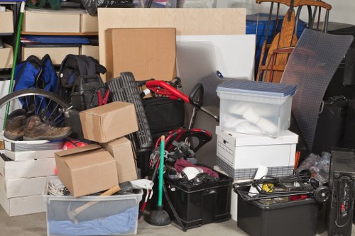 Professionals sorting belongings for probate clearance